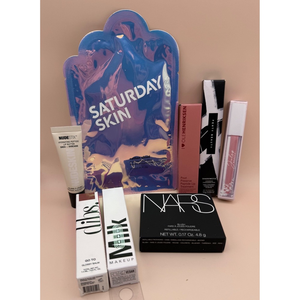 NARS Orgasm Blush OleHenriksen Fenty Milk Makeup 8pc Bundle NEW‎